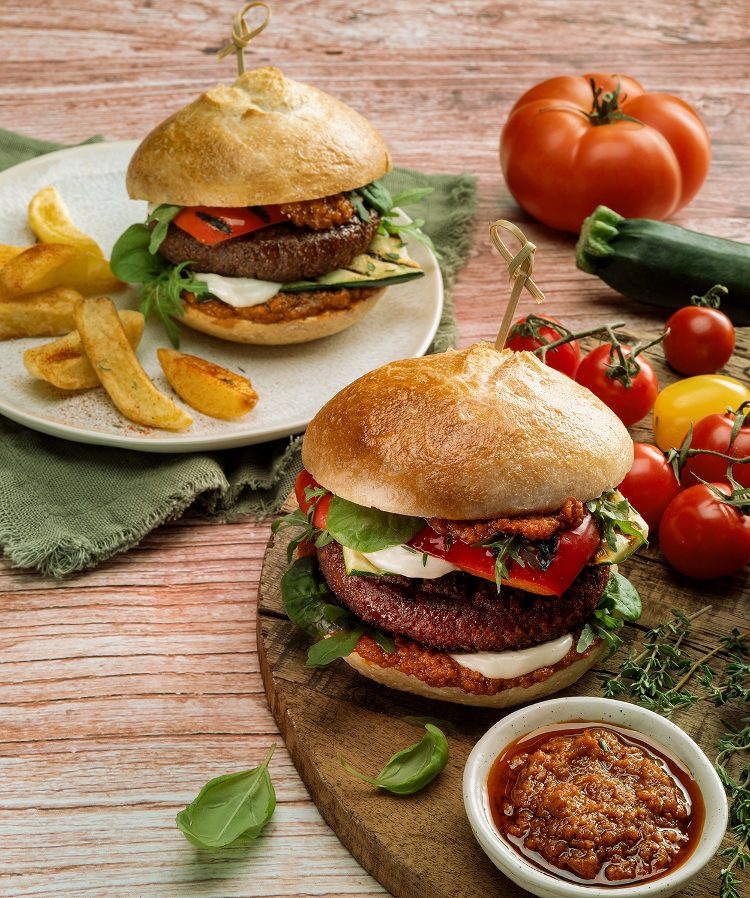 Mediterraner Burger