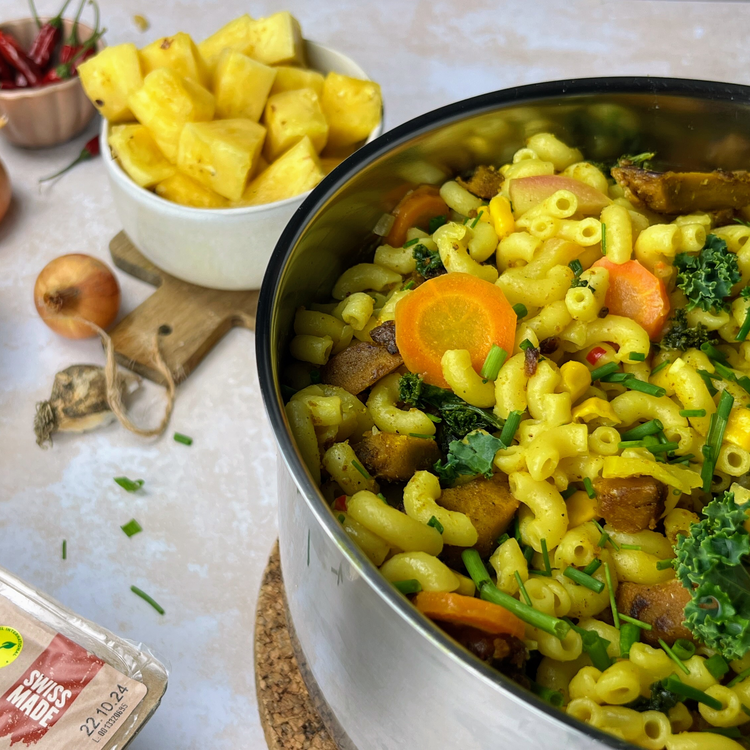 Curry-Hörnli Onepot