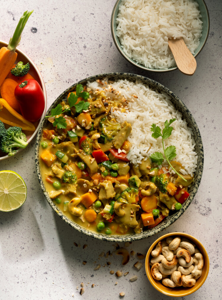 Mildes Gemüse-Curry