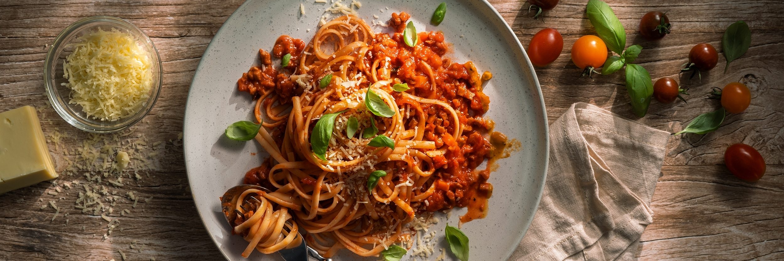 Fettuccine Bolognese